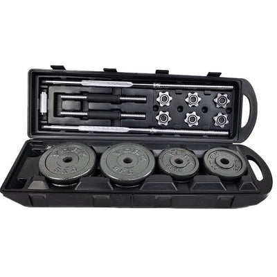 Painted Barbell & Dumbbell Set