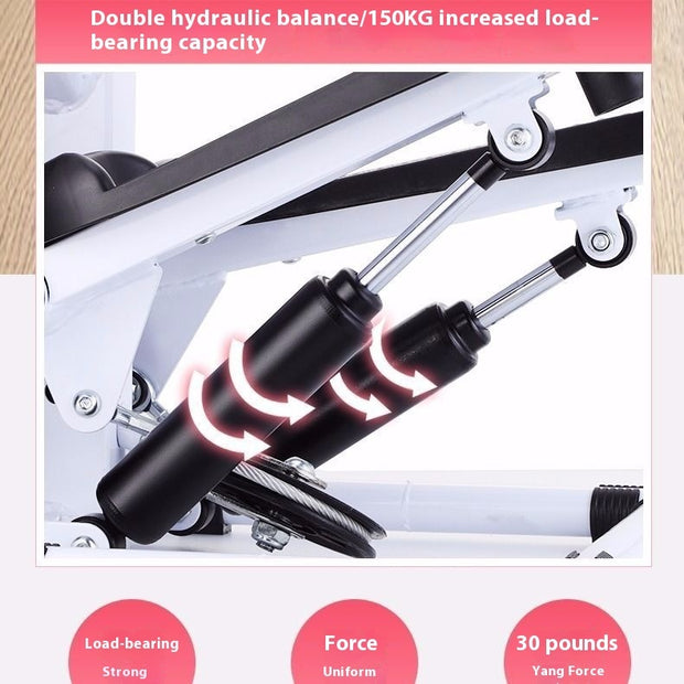Wriggled Plate Hydraulic Treadmill Elliptical Jogging Machine