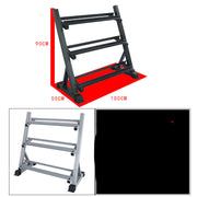 3‑Tier Dumbbell Rack