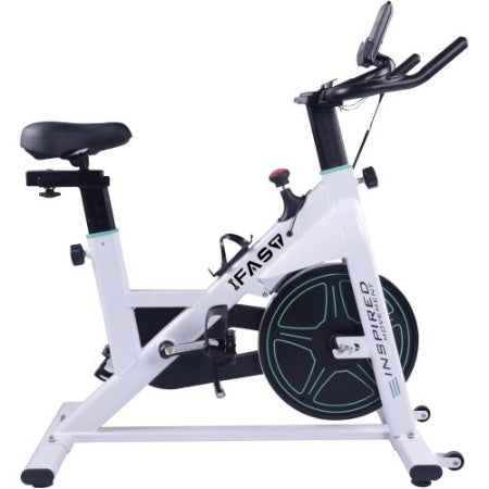 Indoor Stationary Spin Bike  LCD Monitor & Cushioned Seat