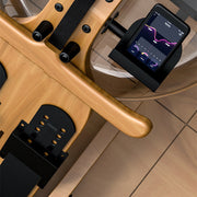 Wooden Household Water Resistance Rowing Machine With Digital Display