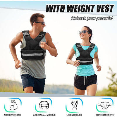 Adjustable Reflective Weight Vest