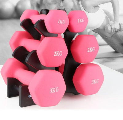Women's Dip Molded Dumbbell Rack Small Plastic Bracket