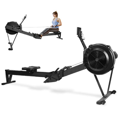 Professional Indoor Rowing Machine with LCD and Air Resistance