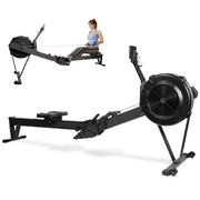 Professional Indoor Rowing Machine with LCD and Air Resistance