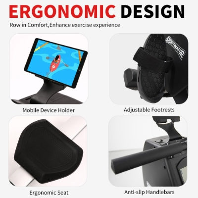 Foldable Rowing Machine for Home Use 264 LBS Capacity