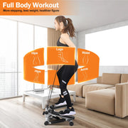 Mini Stepper for Women  LCD + Resistance Bands 330LB Max