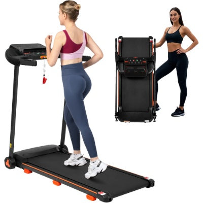 Folding Treadmill for Home 2.5HP Quiet Motor Bluetooth USB 300lbs